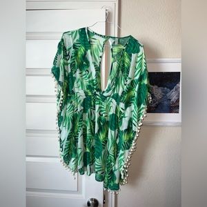 Green Beach Swim Cover-Up